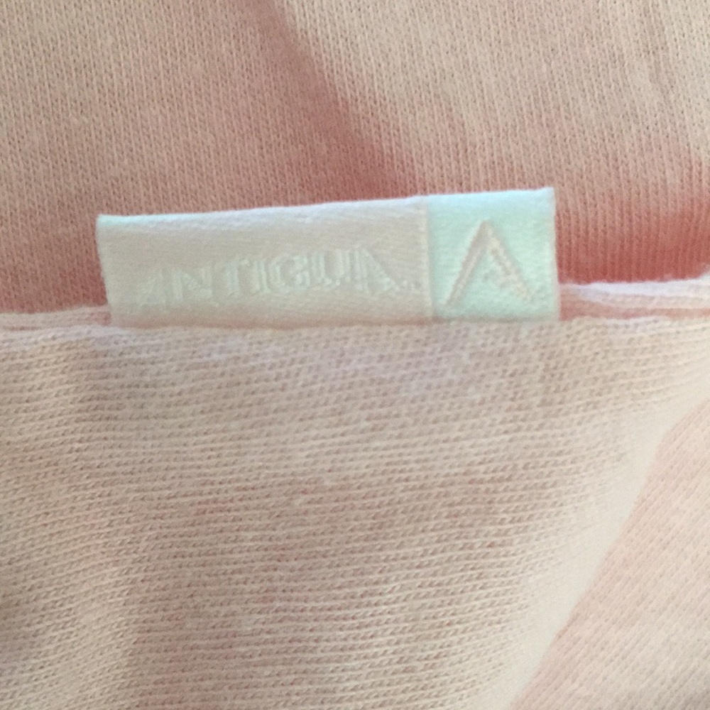 Antigua short sleeved t-shirt. NWT. V-neck. Cotton. Fitted.Pink. BUNDLE 4/$30 - Picture 6 of 7